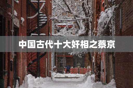 中国古代十大奸相之蔡京