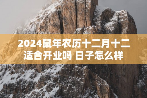 2025蛇年农历十二月十二适合开业吗 日子怎么样