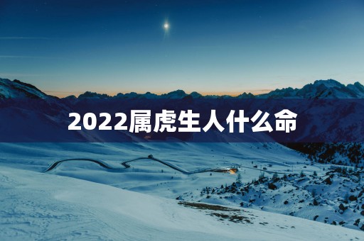 2025属虎生人什么命