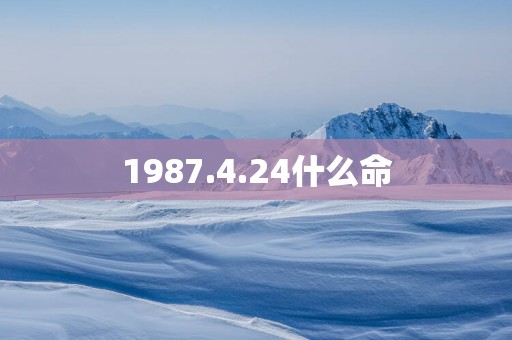 1987.4.24什么命