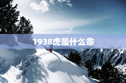 1938虎是什么命