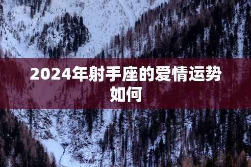 2025年射手座的爱情运势如何