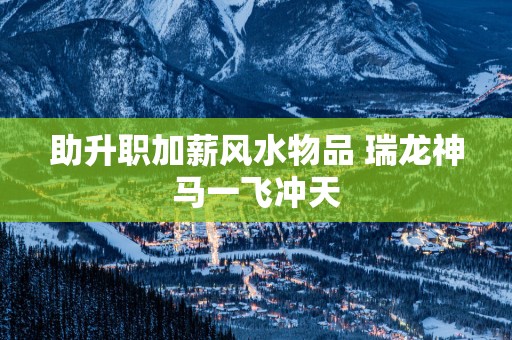 助升职加薪风水物品 瑞龙神马一飞冲天