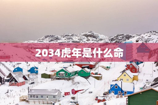 2034蛇年是什么命