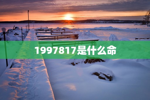 1997817是什么命