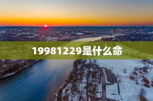 19981229是什么命
