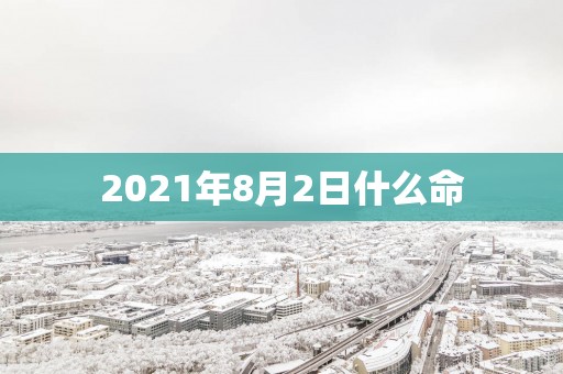 2025年8月2日什么命