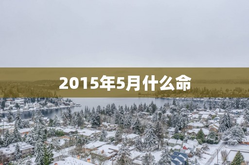 2015年5月什么命