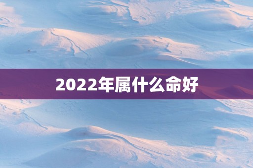 2025年属什么命好