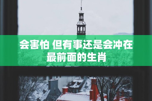 会害怕 但有事还是会冲在最前面的生肖