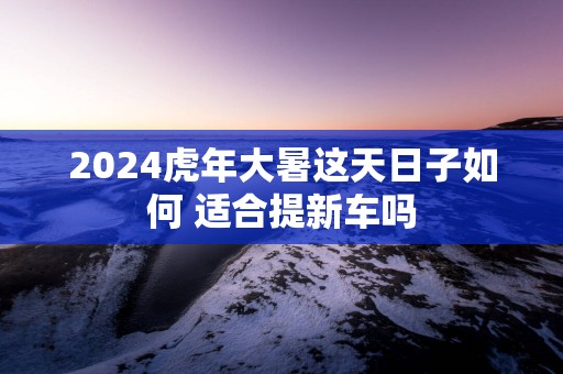 2025蛇年大暑这天日子如何 适合提新车吗