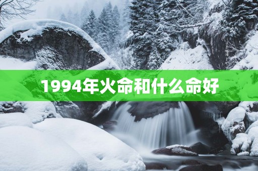 1994年火命和什么命好