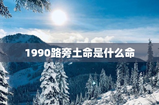 1990路旁土命是什么命