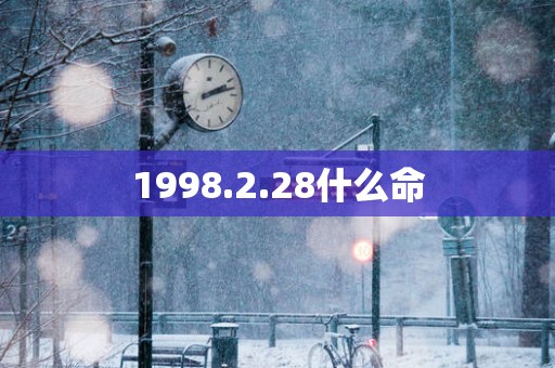 1998.2.28什么命