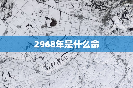 2968年是什么命