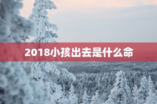 2018小孩出去是什么命