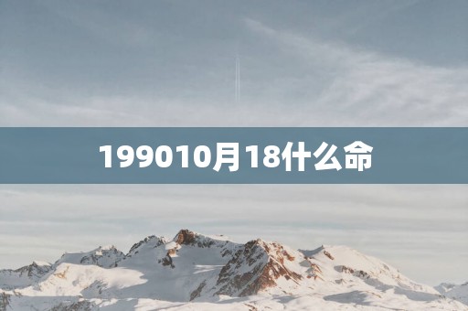 199010月18什么命