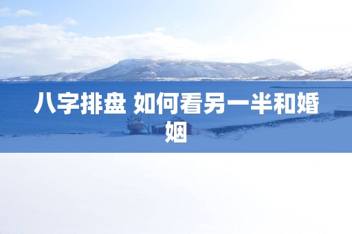 八字排盘 如何看另一半和婚姻 八字排盘 如何看另一半和婚姻