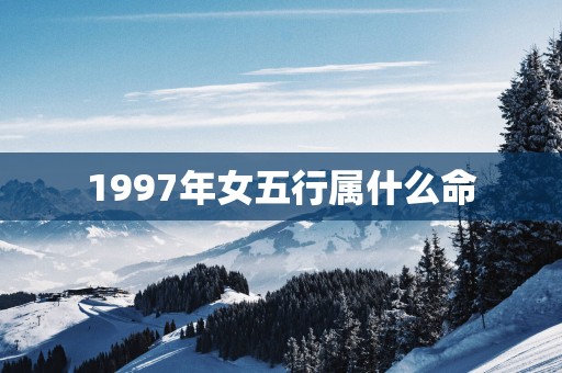 1997年女五行属什么命