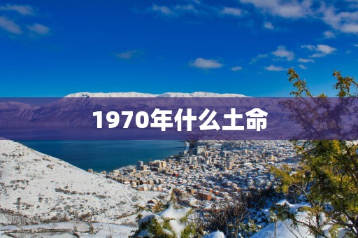 1970年什么土命