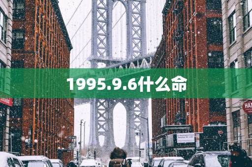1995.9.6什么命