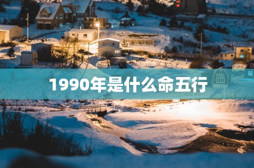 1990年是什么命五行
