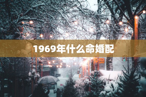 1969年什么命婚配