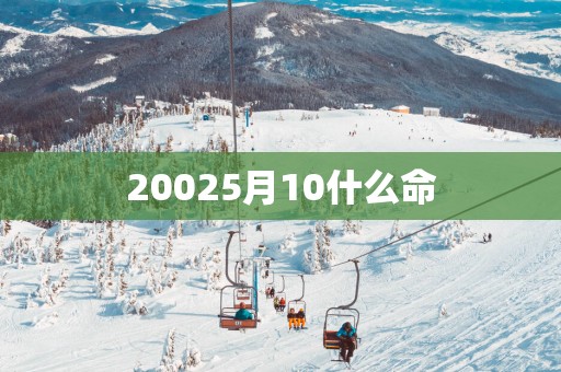 20025月10什么命
