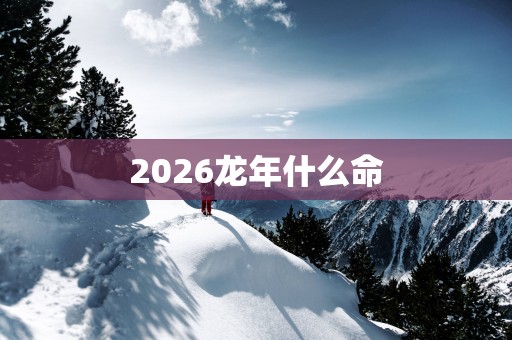 2026蛇年什么命