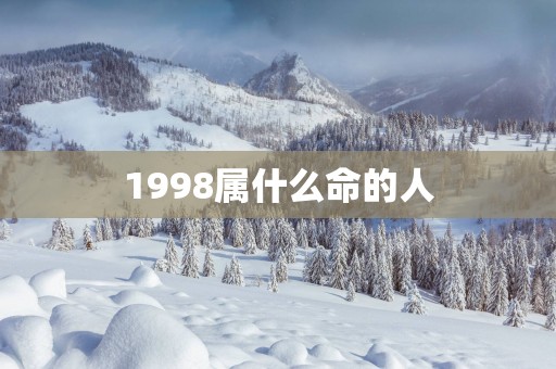 1998属什么命的人