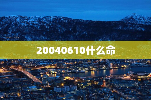 20040610什么命