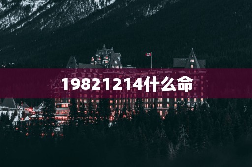 19821214什么命