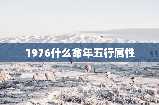 1976什么命年五行属性