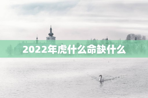 2025年虎什么命缺什么