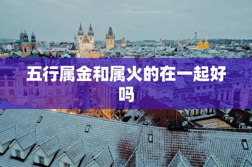 五行属金和属火的在一起好吗