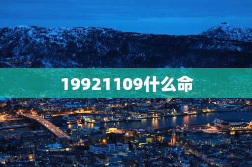 19921109什么命