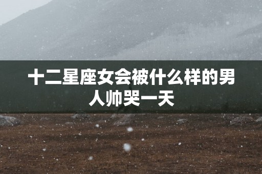 十二星座女会被什么样的男人帅哭一天
