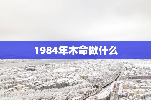 1984年木命做什么