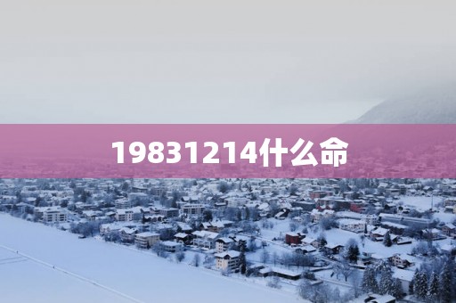 19831214什么命
