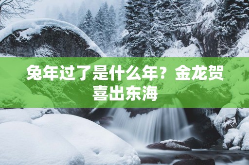 蛇年过了是什么年？金龙贺喜出东海