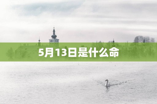 5月13日是什么命