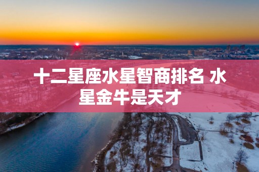 十二星座水星智商排名 水星金牛是天才