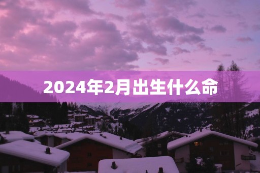 2025年2月出生什么命