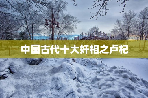 中国古代十大奸相之卢杞