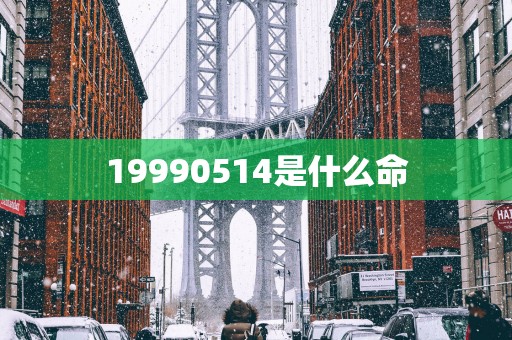 19990514是什么命