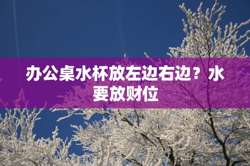 办公桌水杯放左边右边？水要放财位