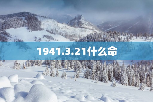 1941.3.21什么命