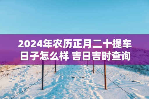 2025年农历正月二十提车日子怎么样 吉日吉时查询