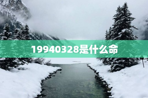 19940328是什么命
