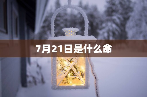 7月21日是什么命